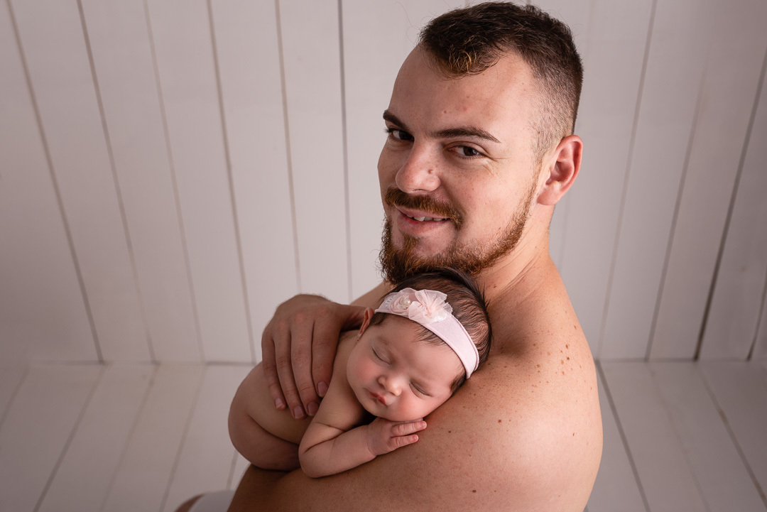 Colo que acolhe - Ana Júlia 6 dias - Newborn - Ponta Grossa