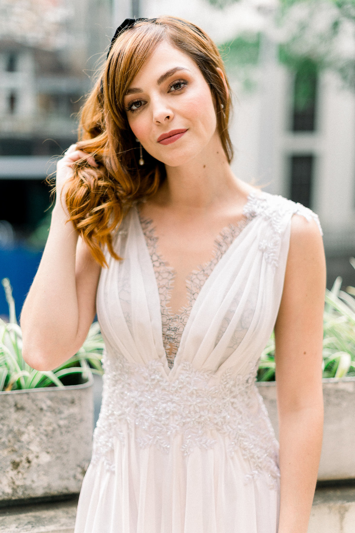 noiva de renda preta