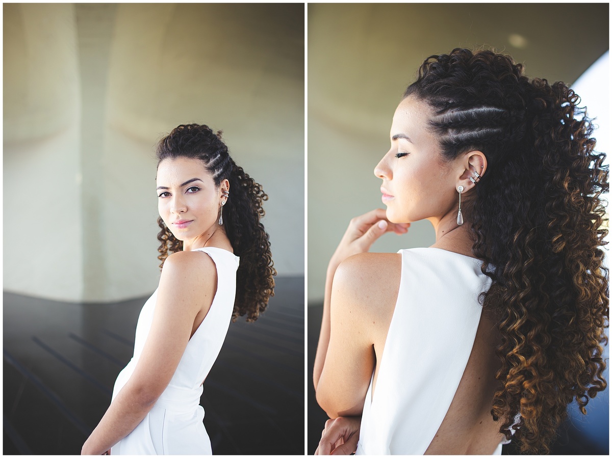 noiva cabelo encaracolados