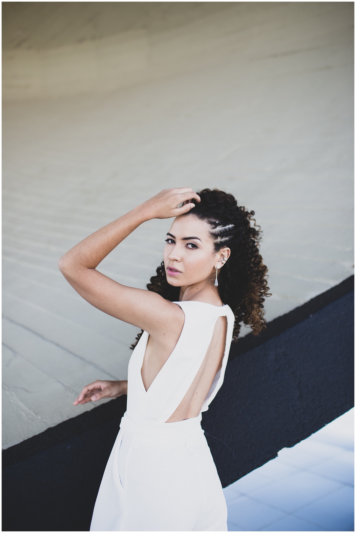 noiva cabelos enrrolados