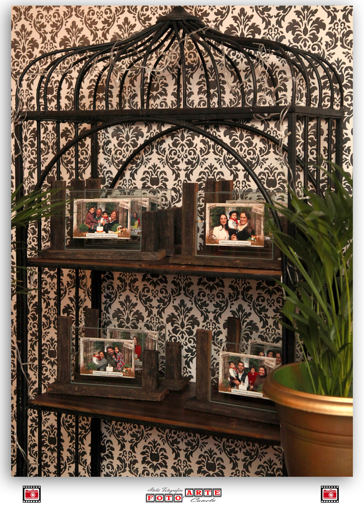 Porta Retrato com as fotos