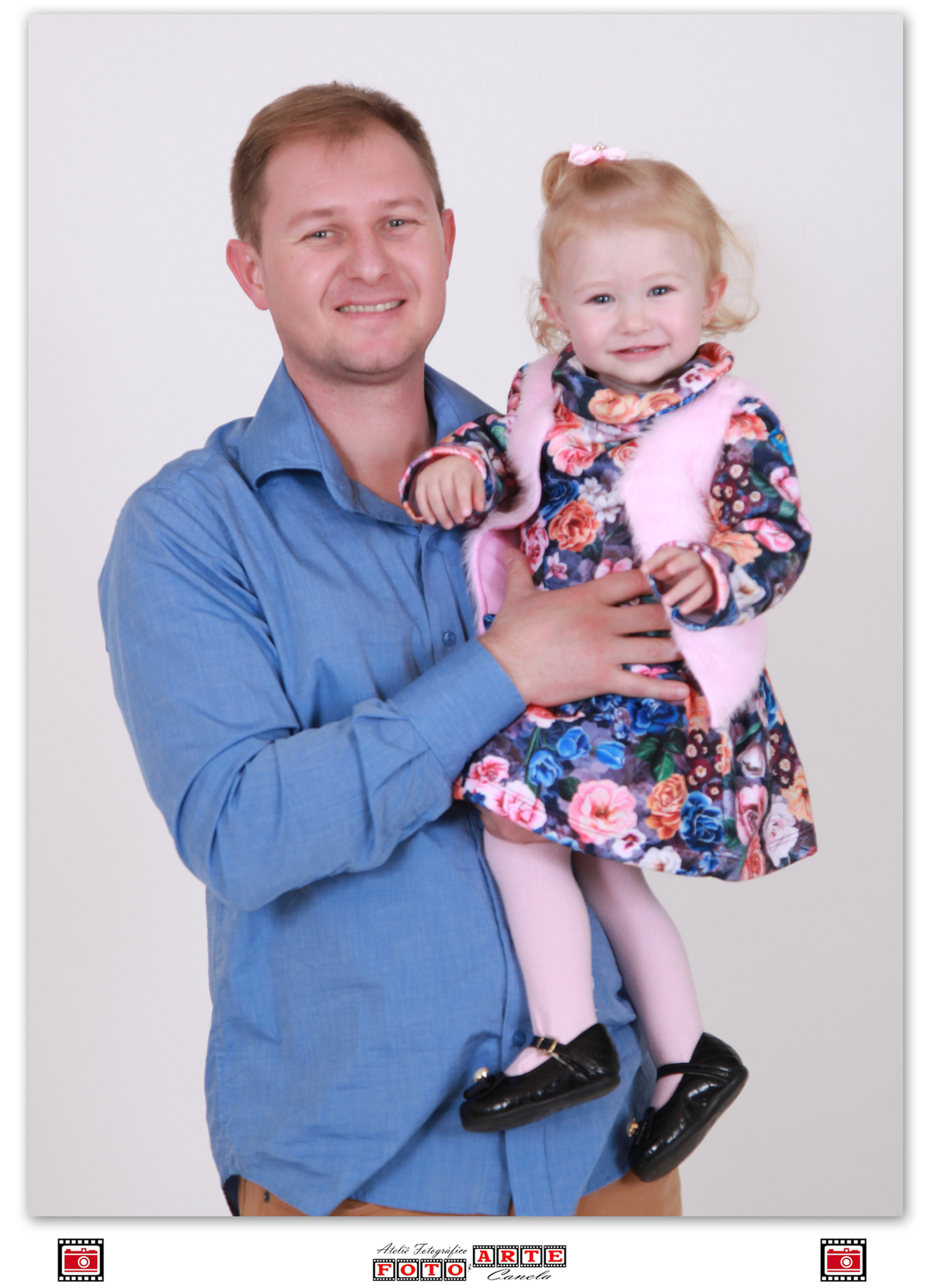 Papai Maiquel e Maria Luiza 