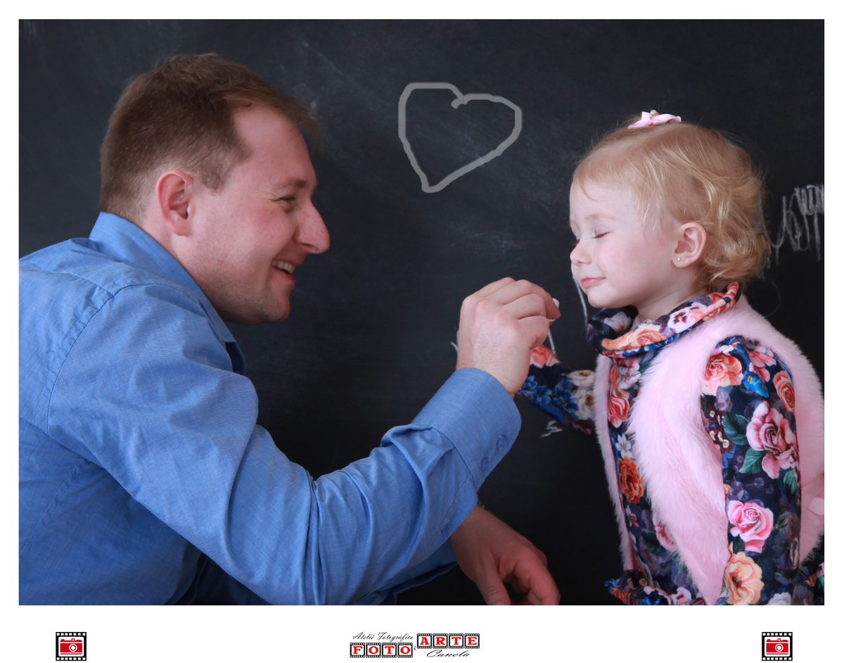 Papai Maiquel e Maria Luiza 