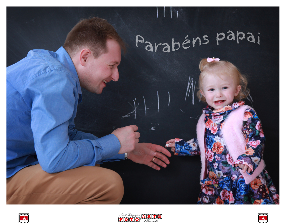 Papai Maiquel e Maria Luiza 