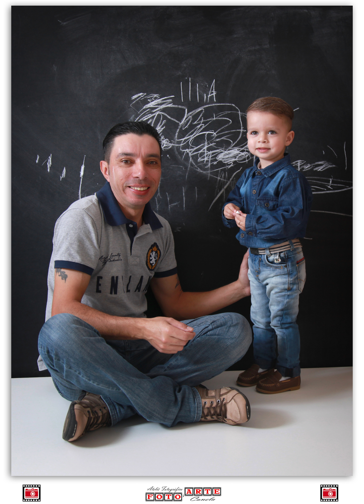 Ensaio Dia do Pais - Amauri e Anthony 