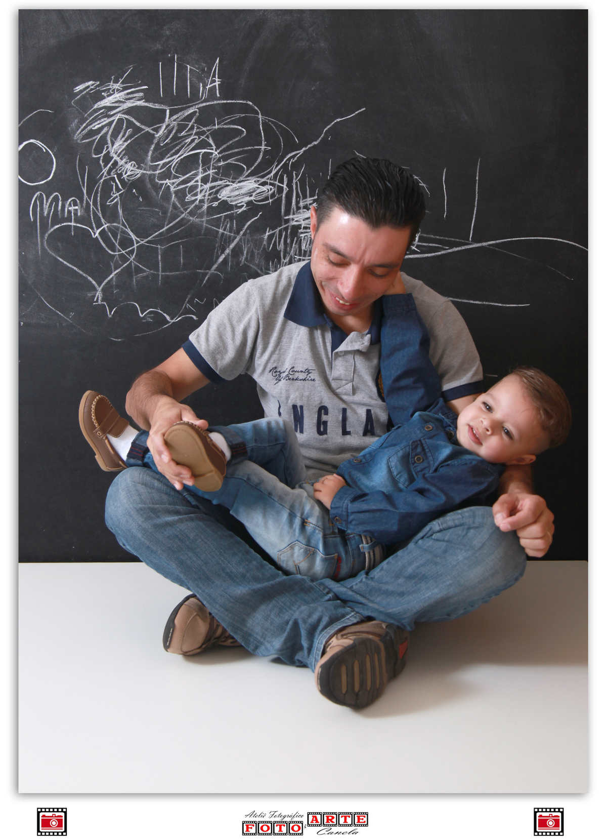 Ensaio Dia do Pais - Amauri e Anthony 