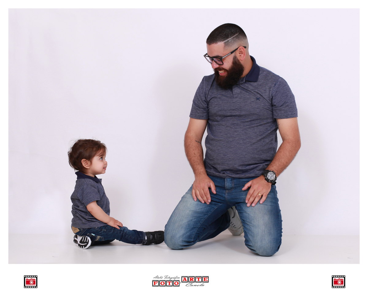Ensaio Dia dos Pais - Maurício e Joaquim      