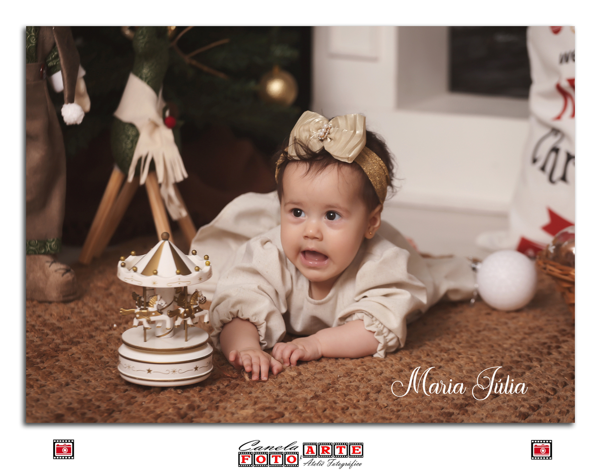 ensaio de natal bebes