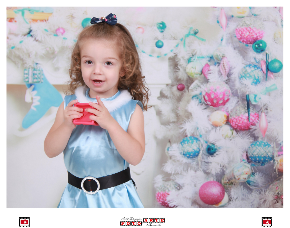 ensaio de natal azul