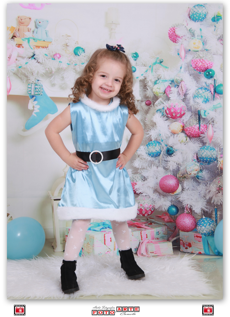 ensaio de natal azul