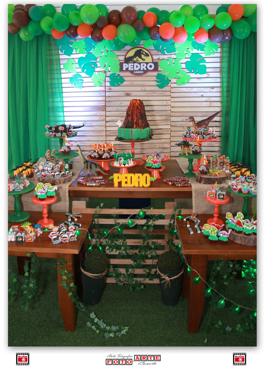 decoração dinossauros