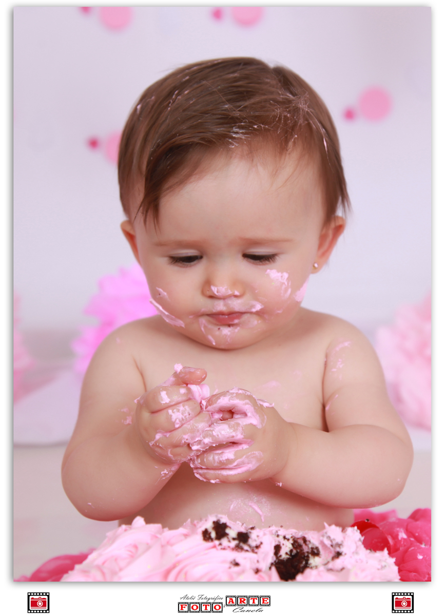 bolo de smash the cake