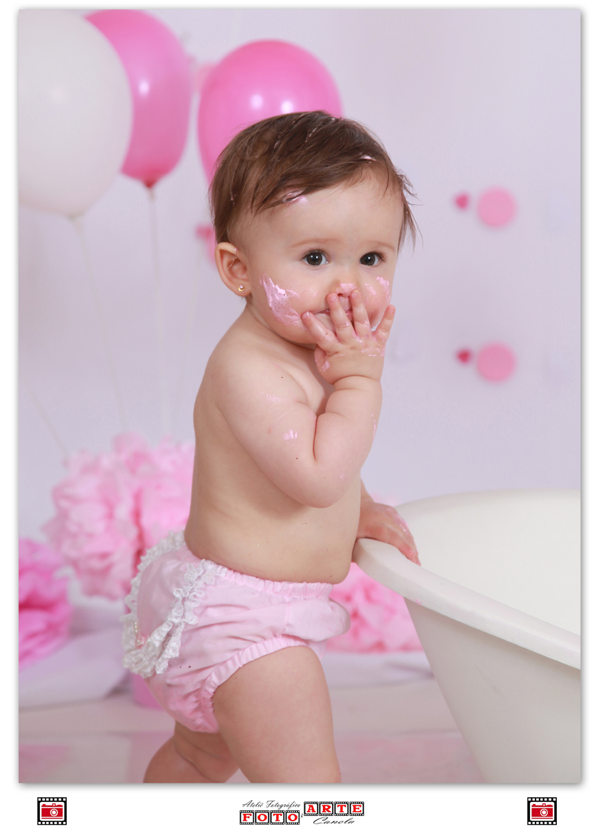 ensaio infantil na banheira