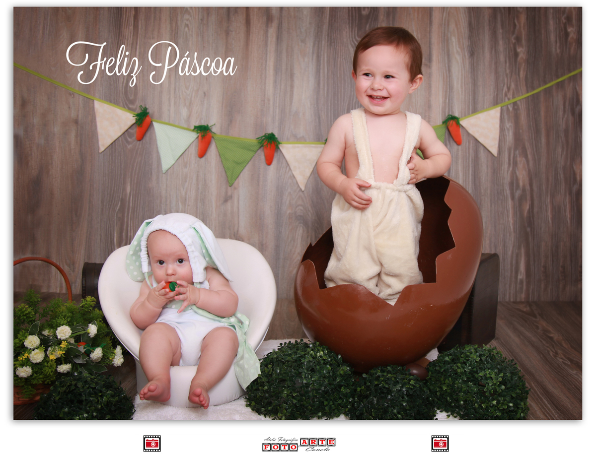 menino dentro ovo de páscoa gigante