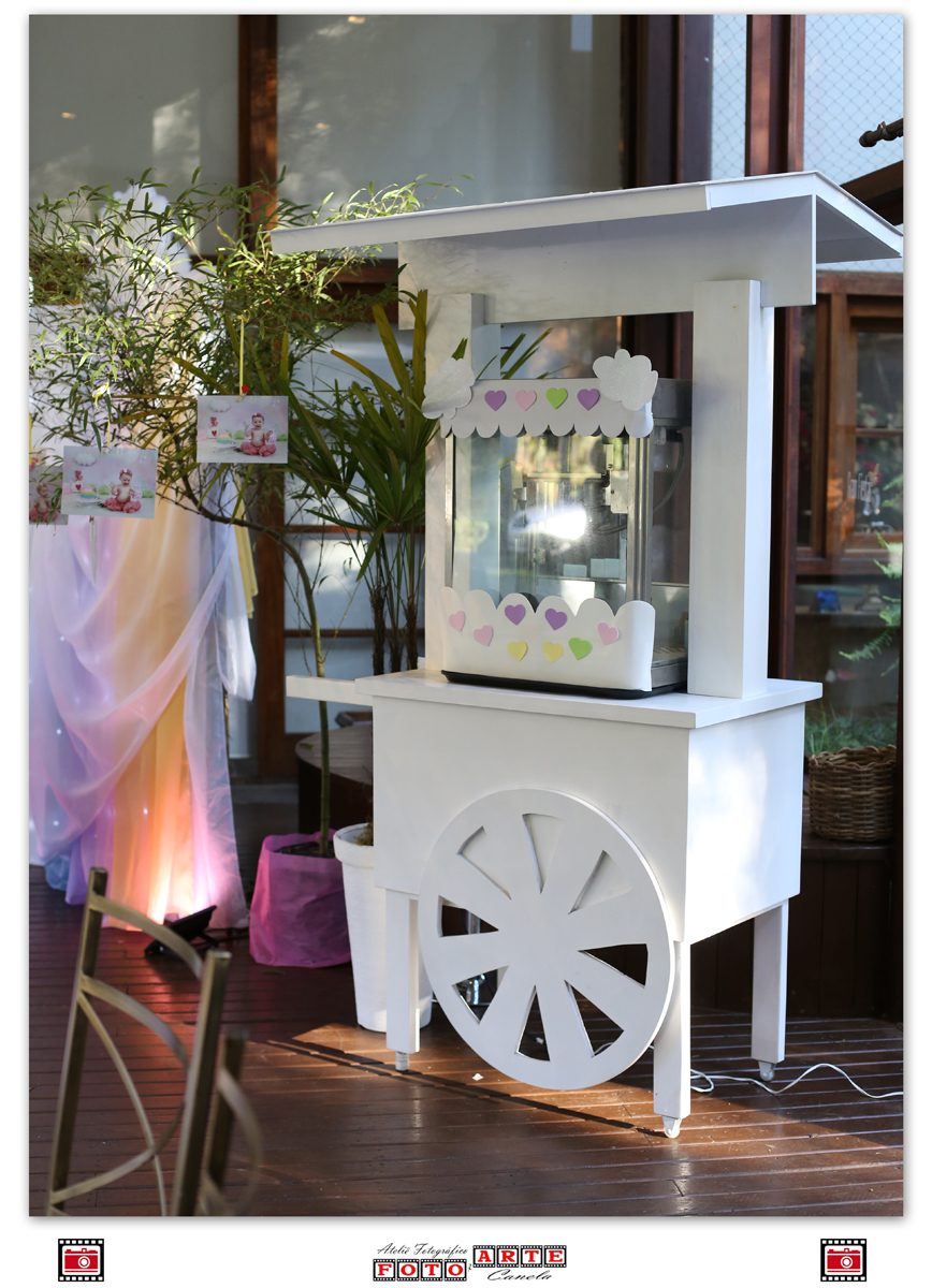 Detalhe Carrocinha Branca De Pipoca