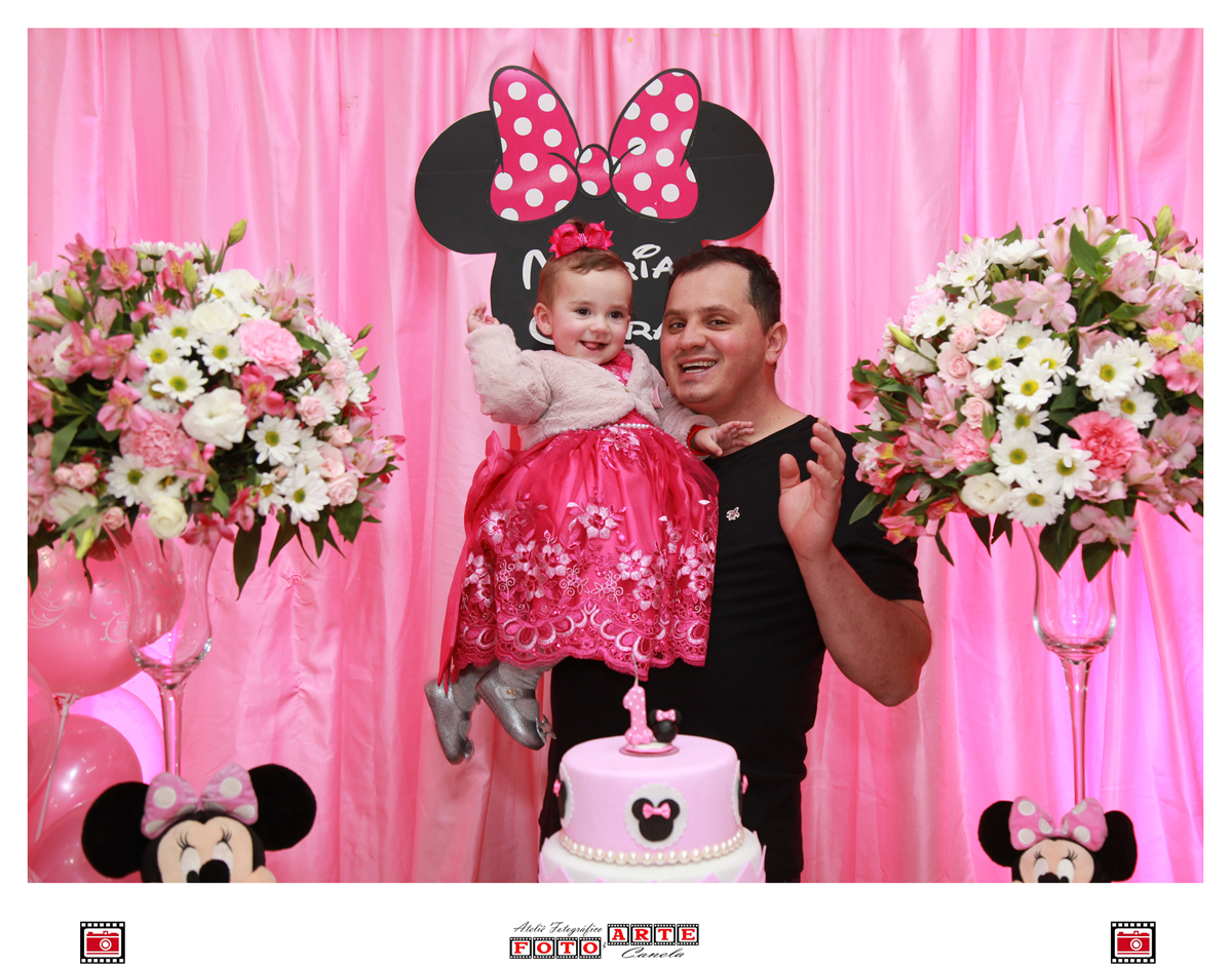 aniversariante com o pai