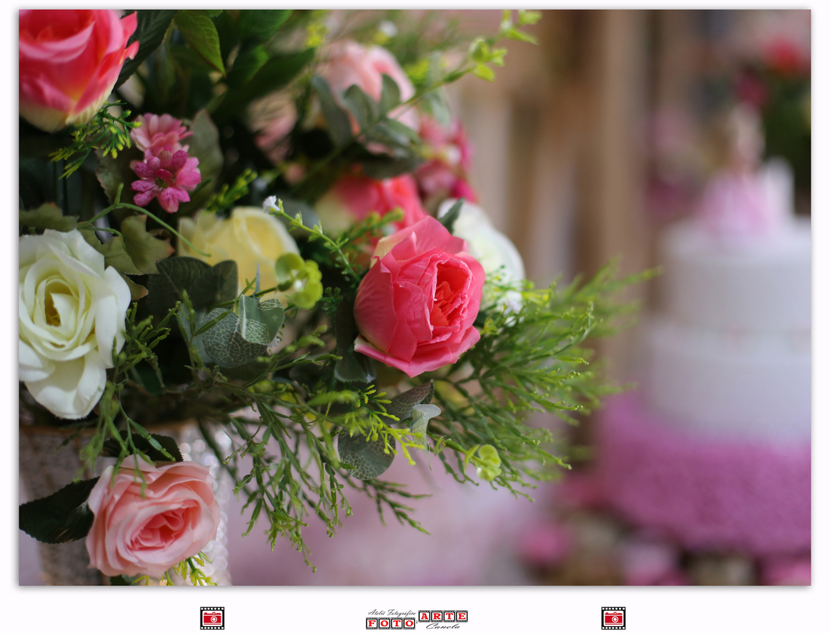 flores da decoração