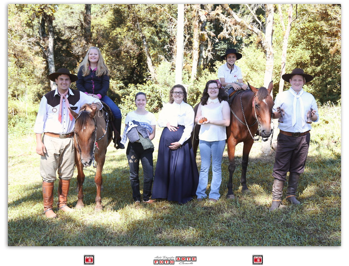 ensaio Gestante no rodeio