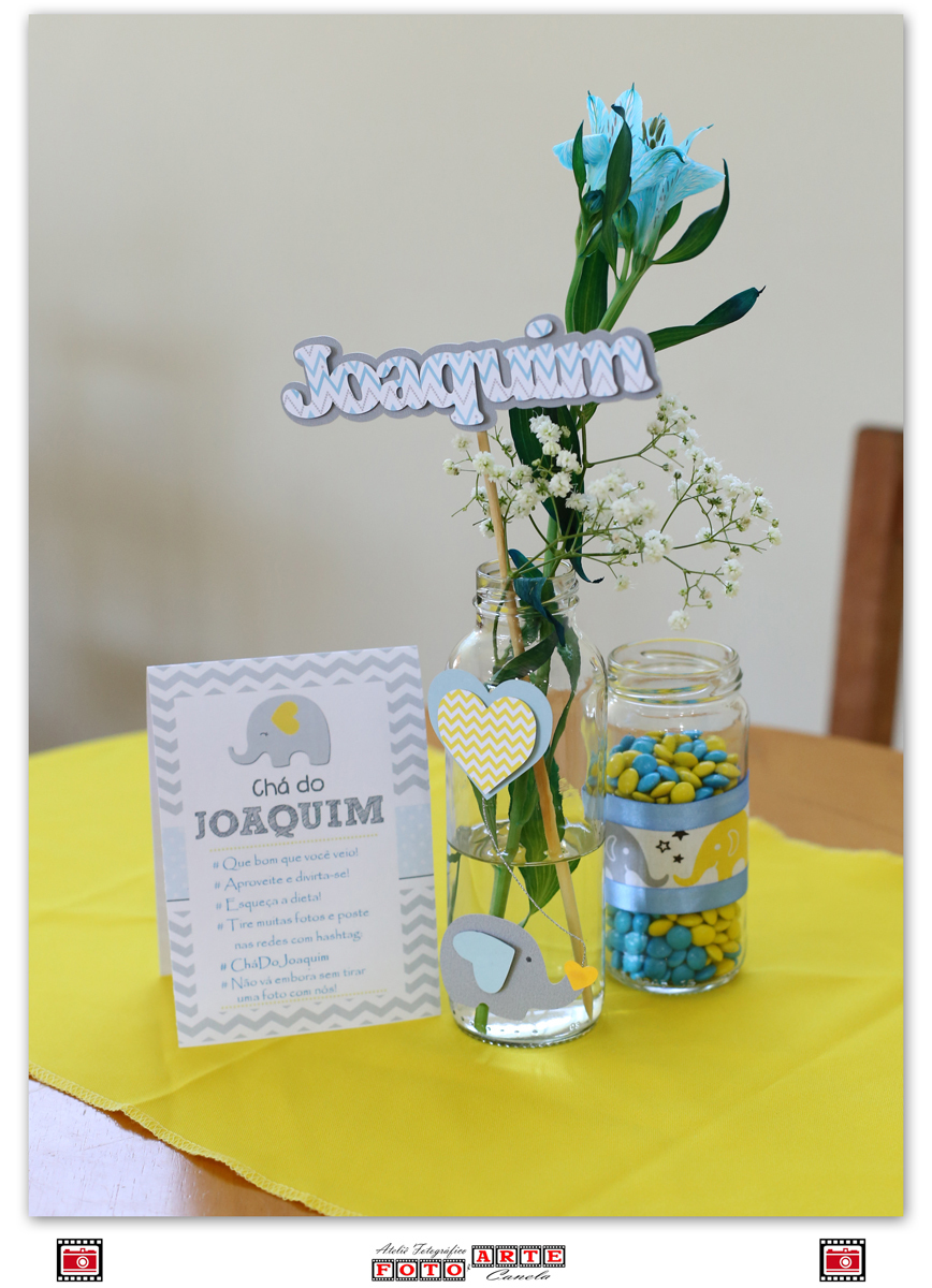 decoração da mesa dos convidados