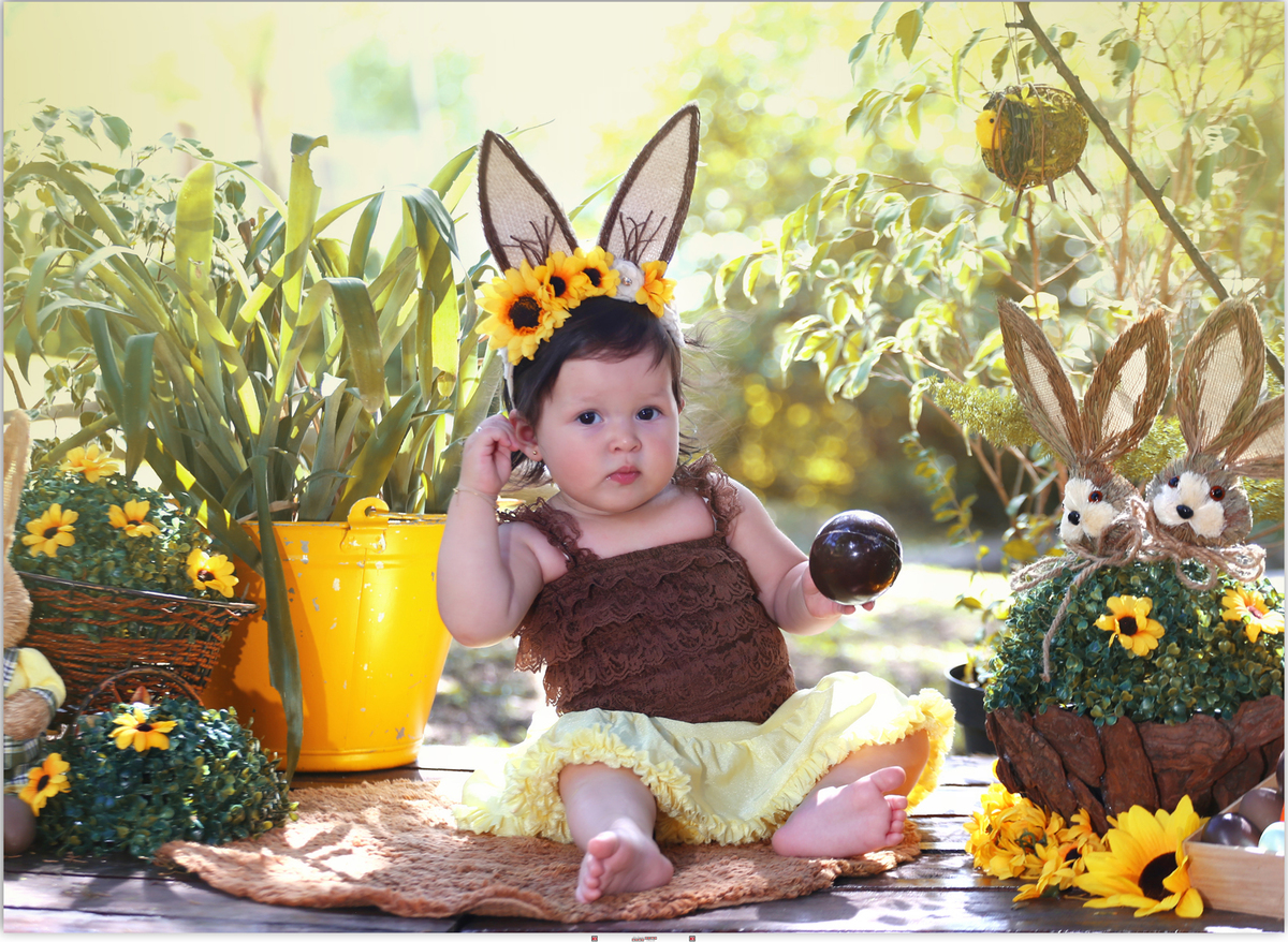 tiara de orelhinhas de páscoa