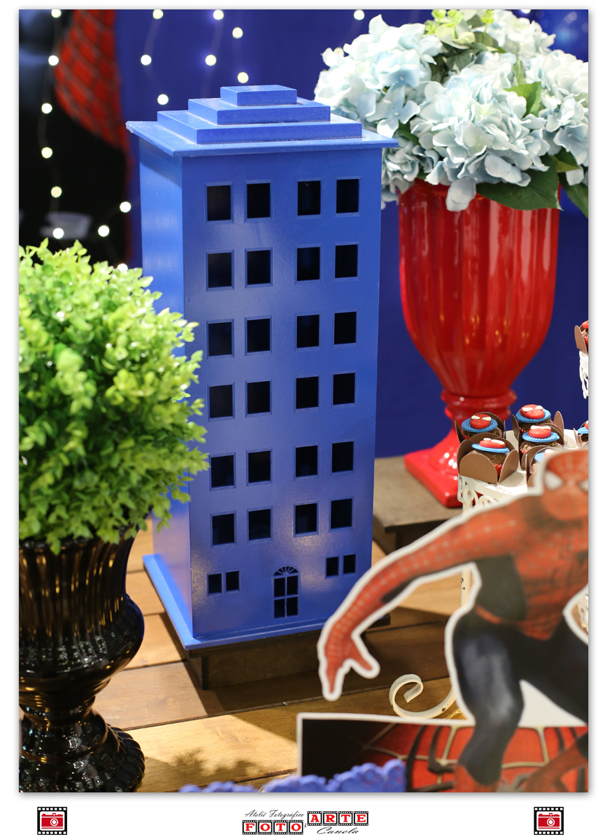 decoração spider man