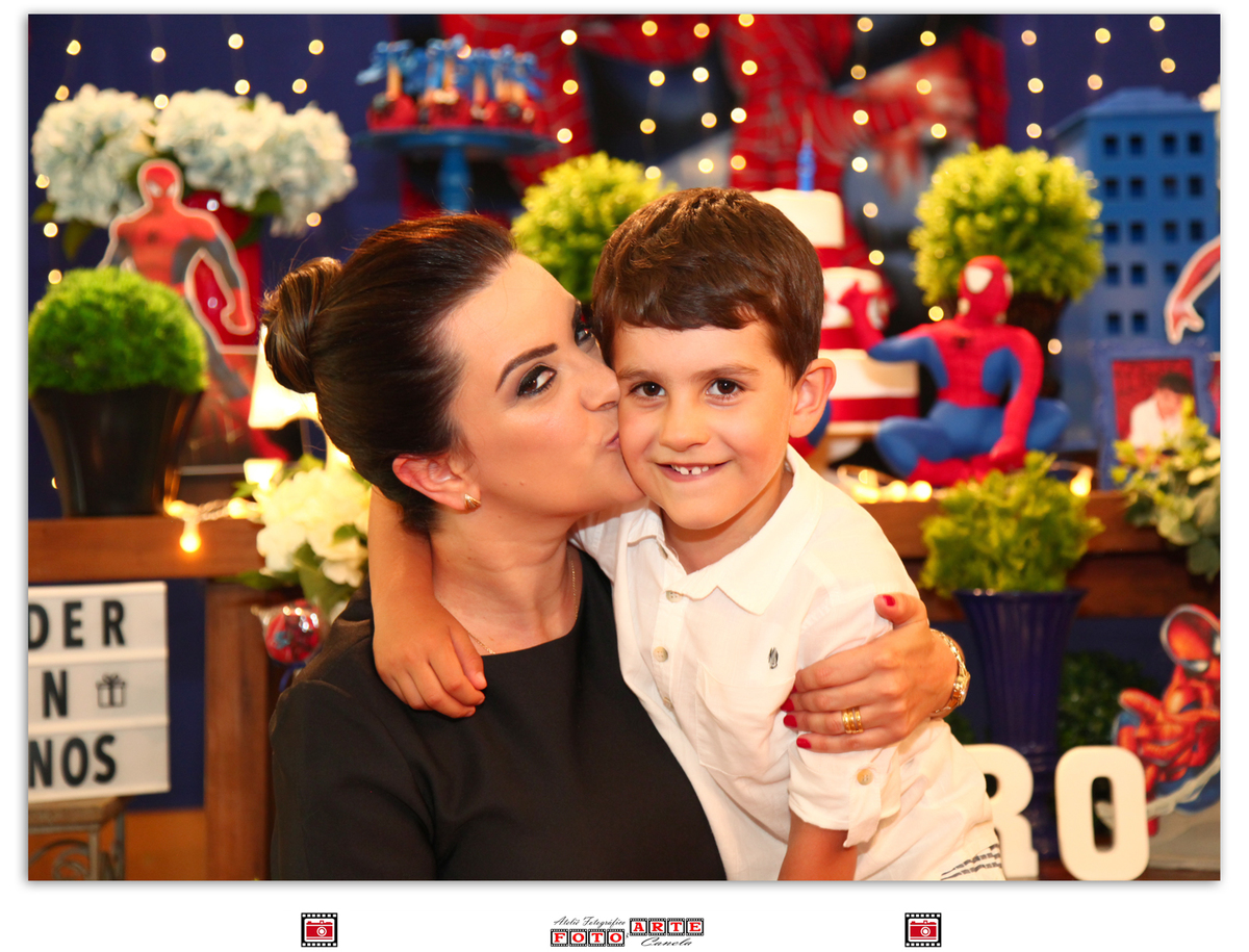 foto com o aniversariante