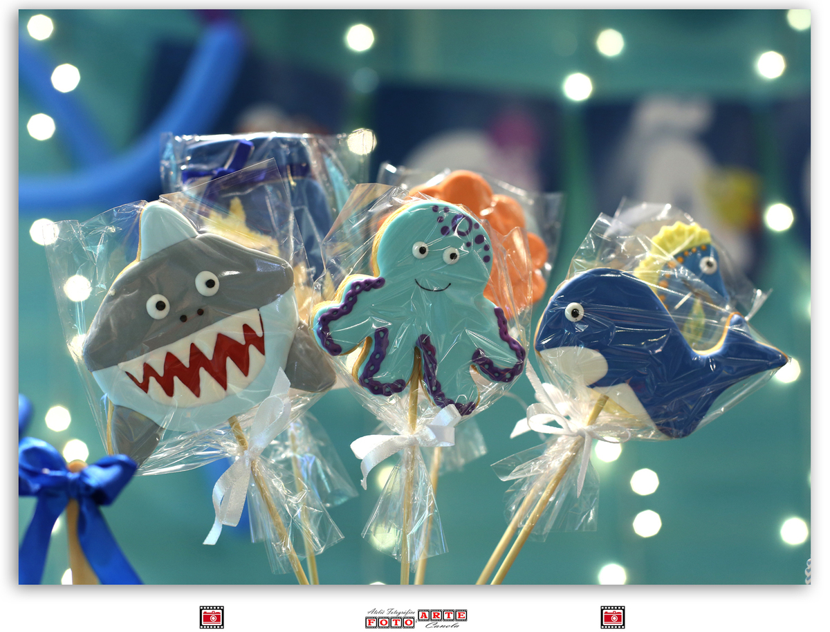 pirulitos recheados fundo do mar