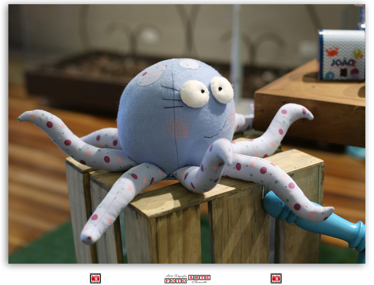 polvo azul de feltro