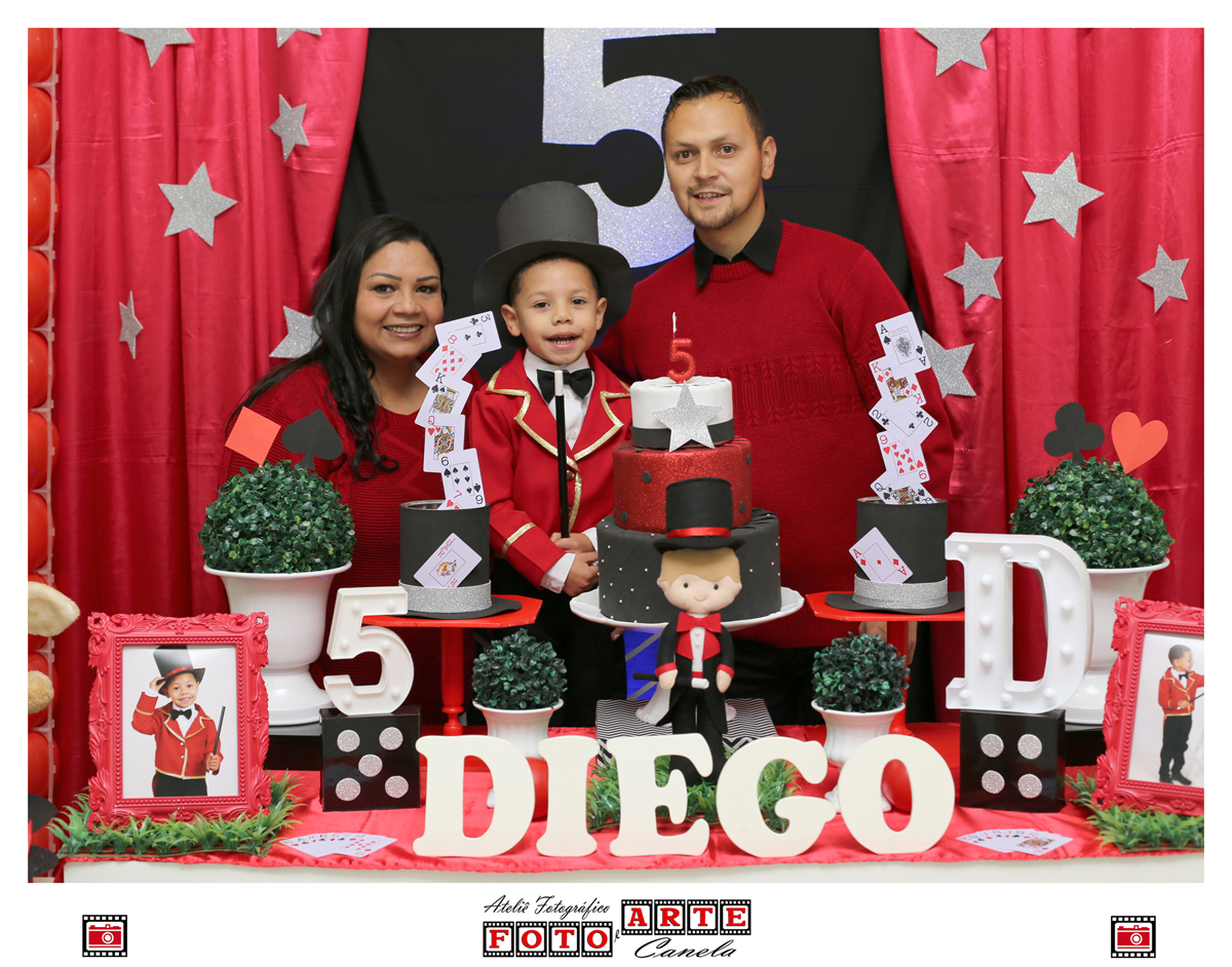 família aniversariante