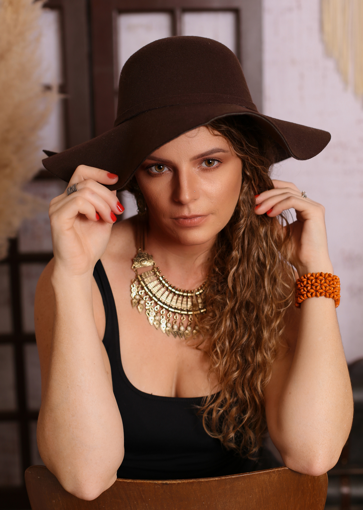 ensaio feminino estúdio