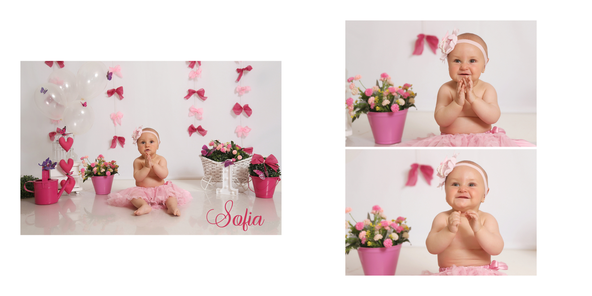 cenário infantil cor de rosa