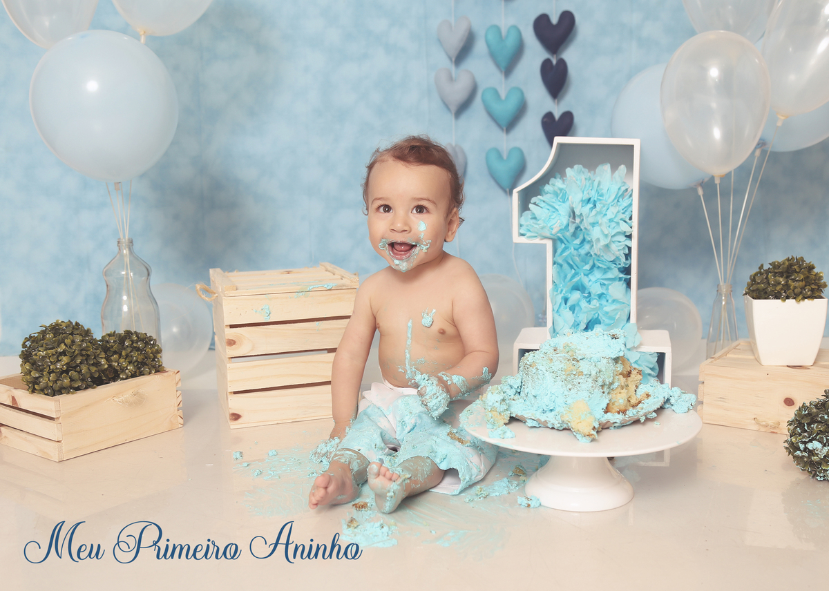 ensaio menino um aninho