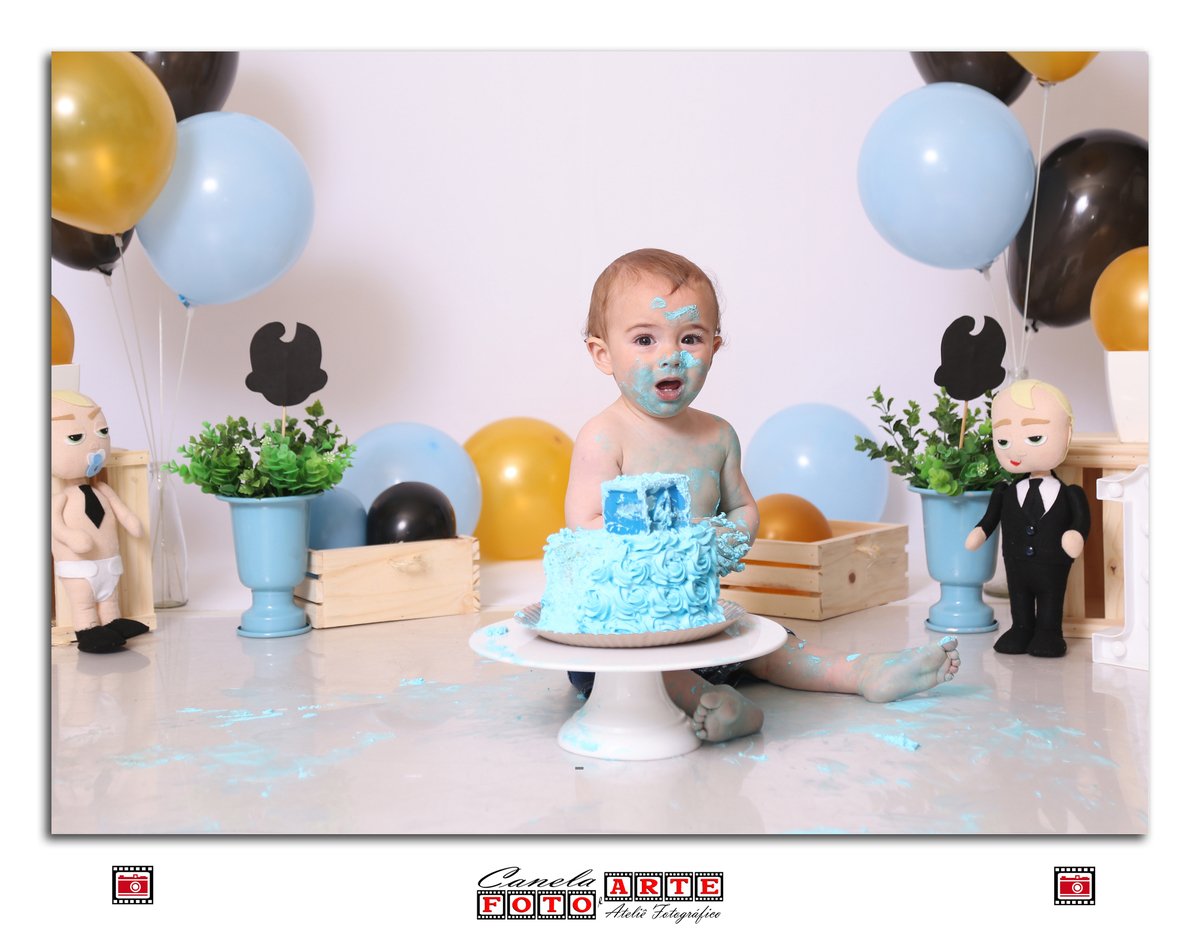 ensaio smash the cake menino
