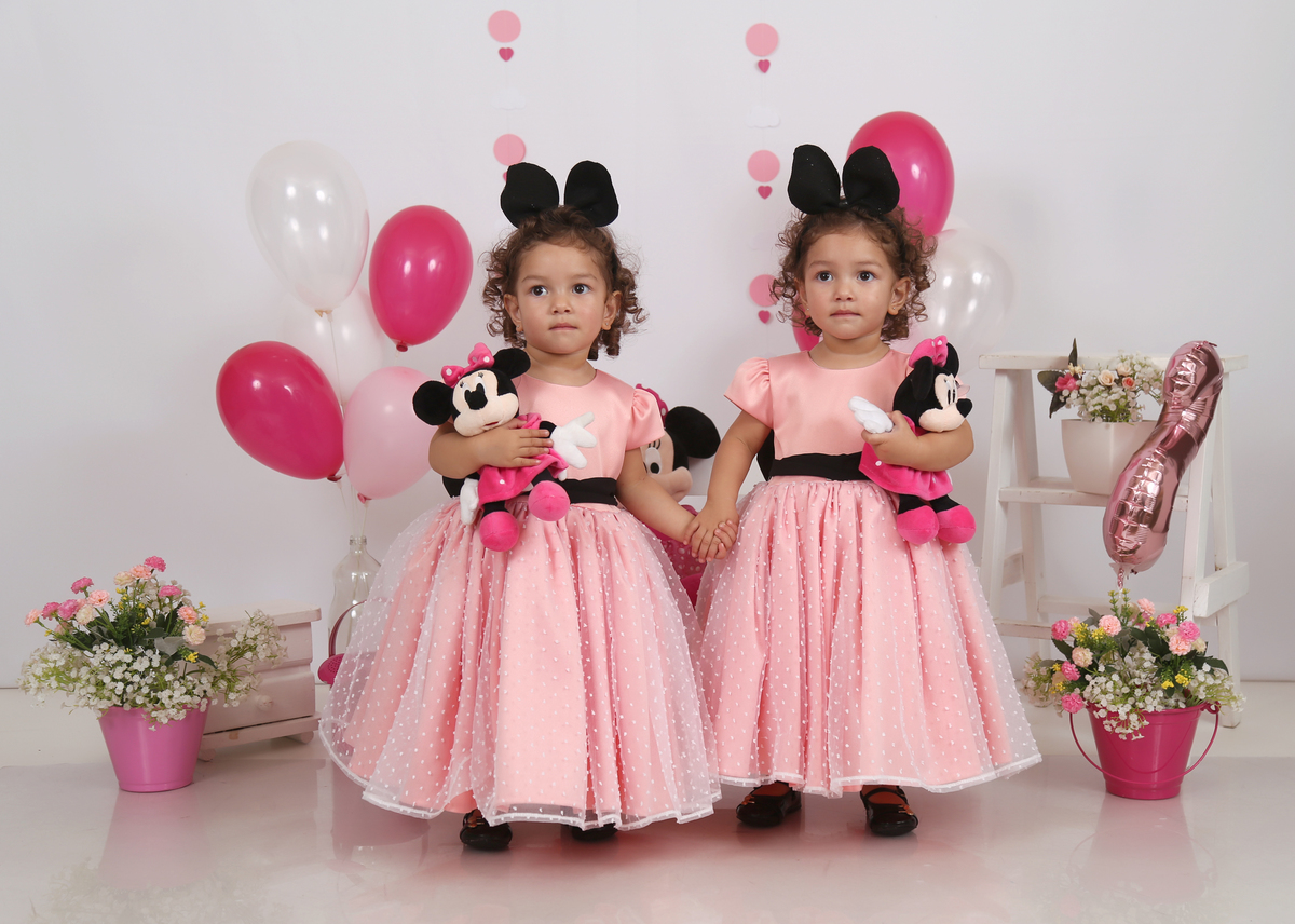 vestidos cor de rosa