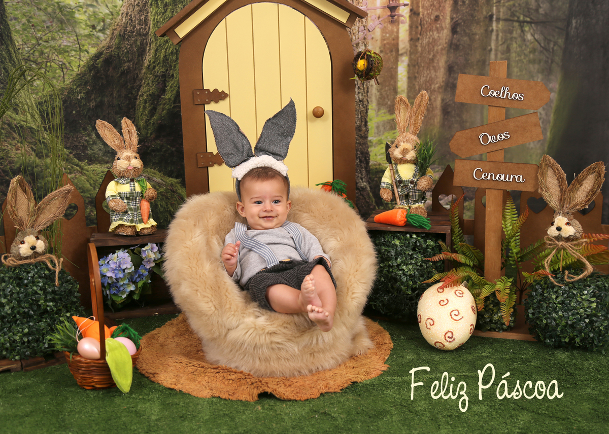 ensaio páscoa menino