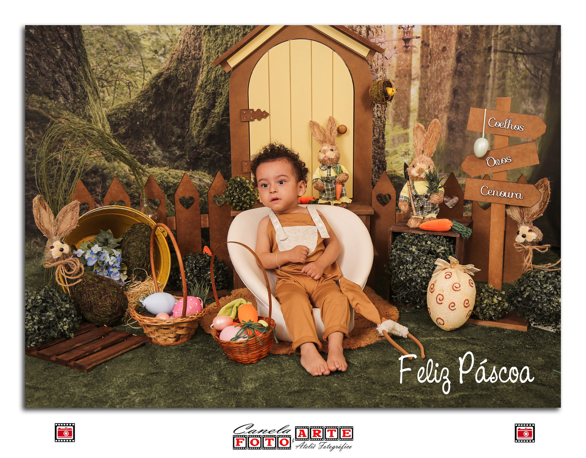 ensaio páscoa menino