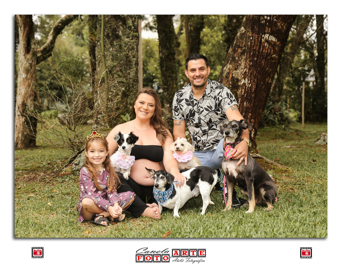 ensaio família com pets