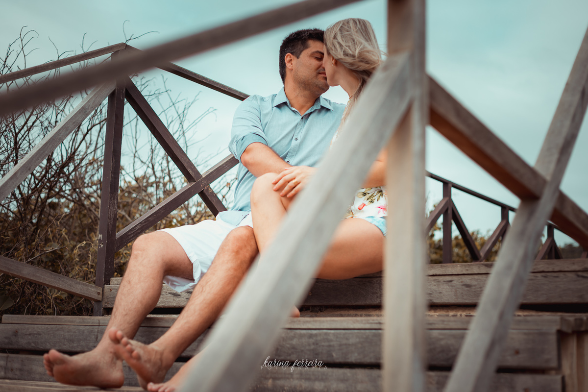 Ela nitidamente entregue a esse amor.