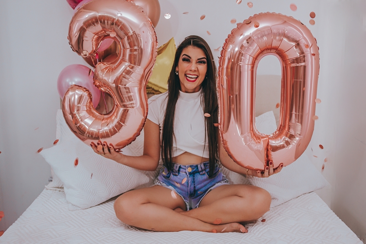 Feliz 30 anos cm carinha de 25.