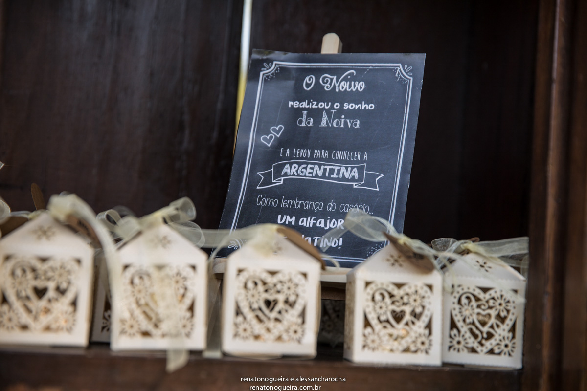 decoracao lembrando realizaco do sonho da noiva