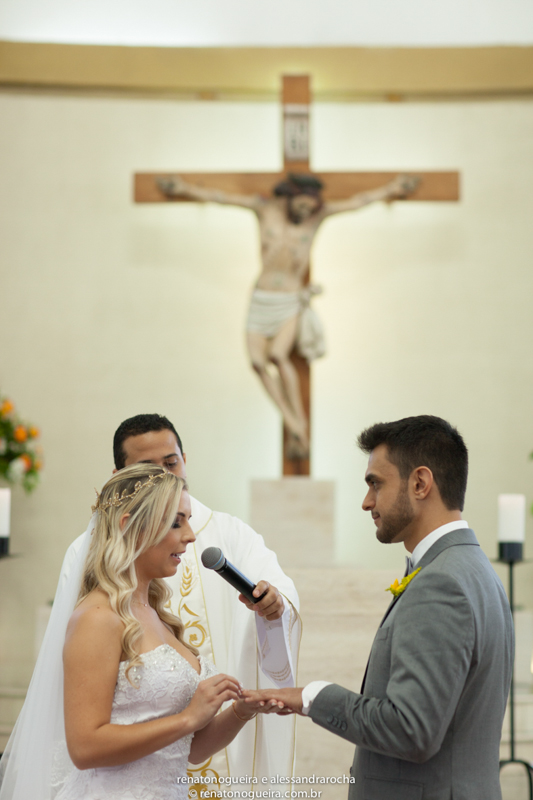 noiva confirmando casamento