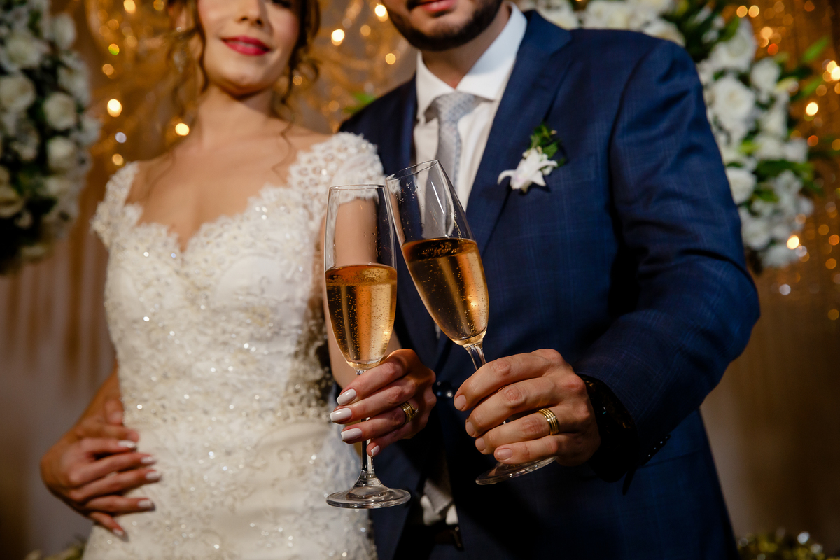 brinde dos noivos