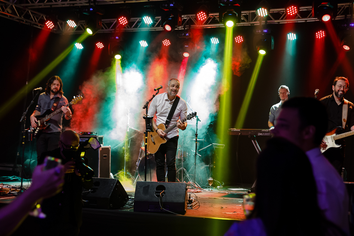 banda fazendo a alegria dos convidados