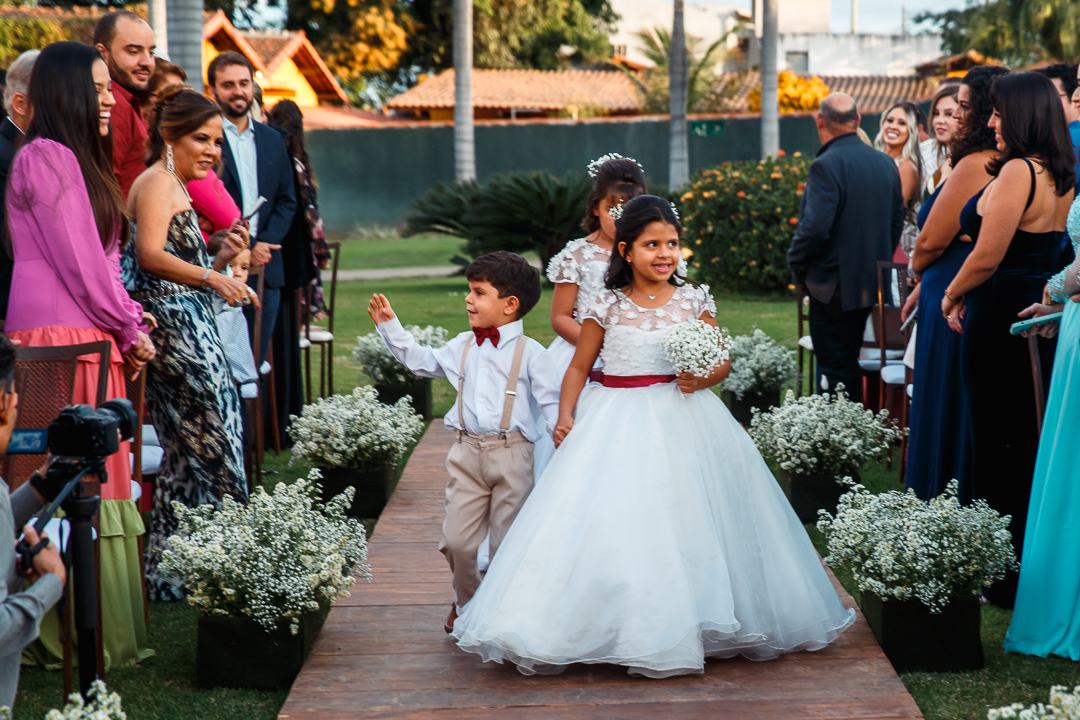 entrada das crianças