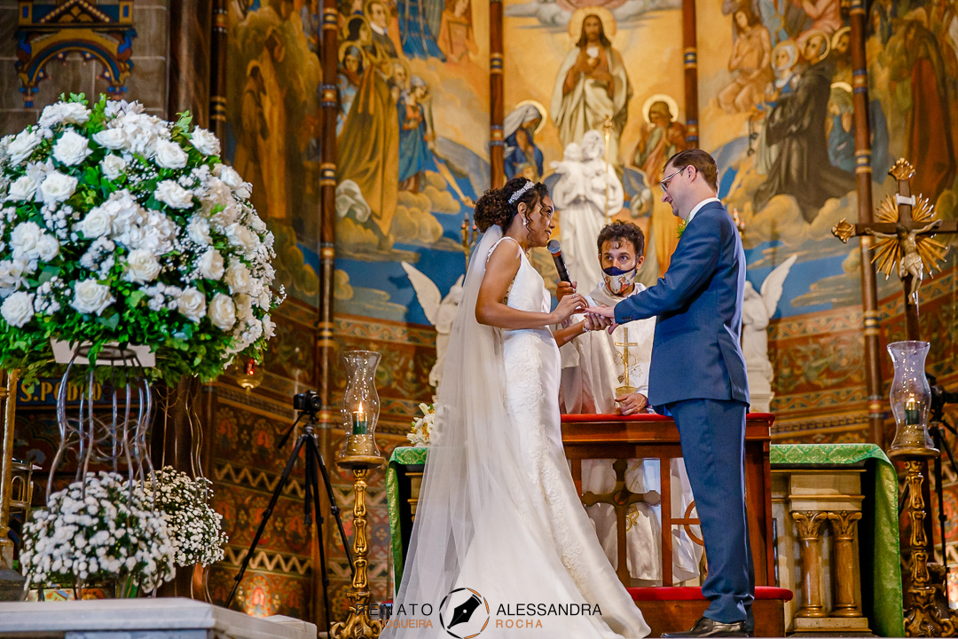 troca de alianças na igreja sao jose
