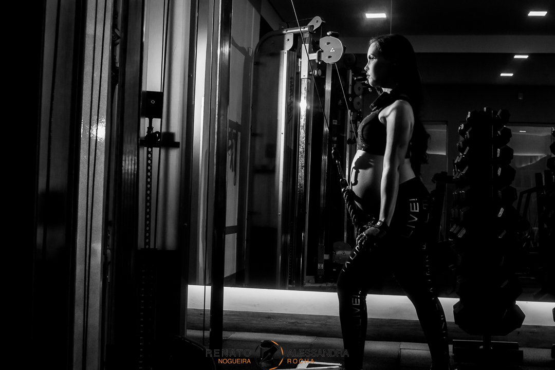 “Para ser um campeão, você deve agir como um campeão. Esse ensinamento deixo pra meu filho - gestante.