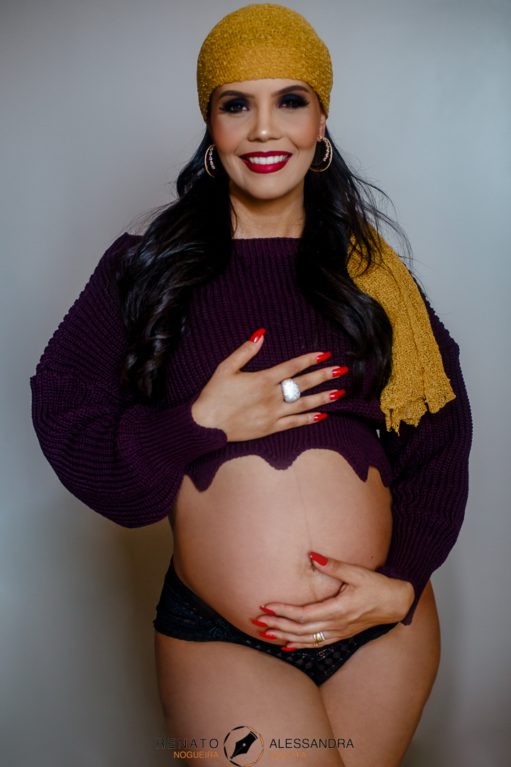 A gestação é um momento único. Faça seu ensaio Fotografico em Hotel.