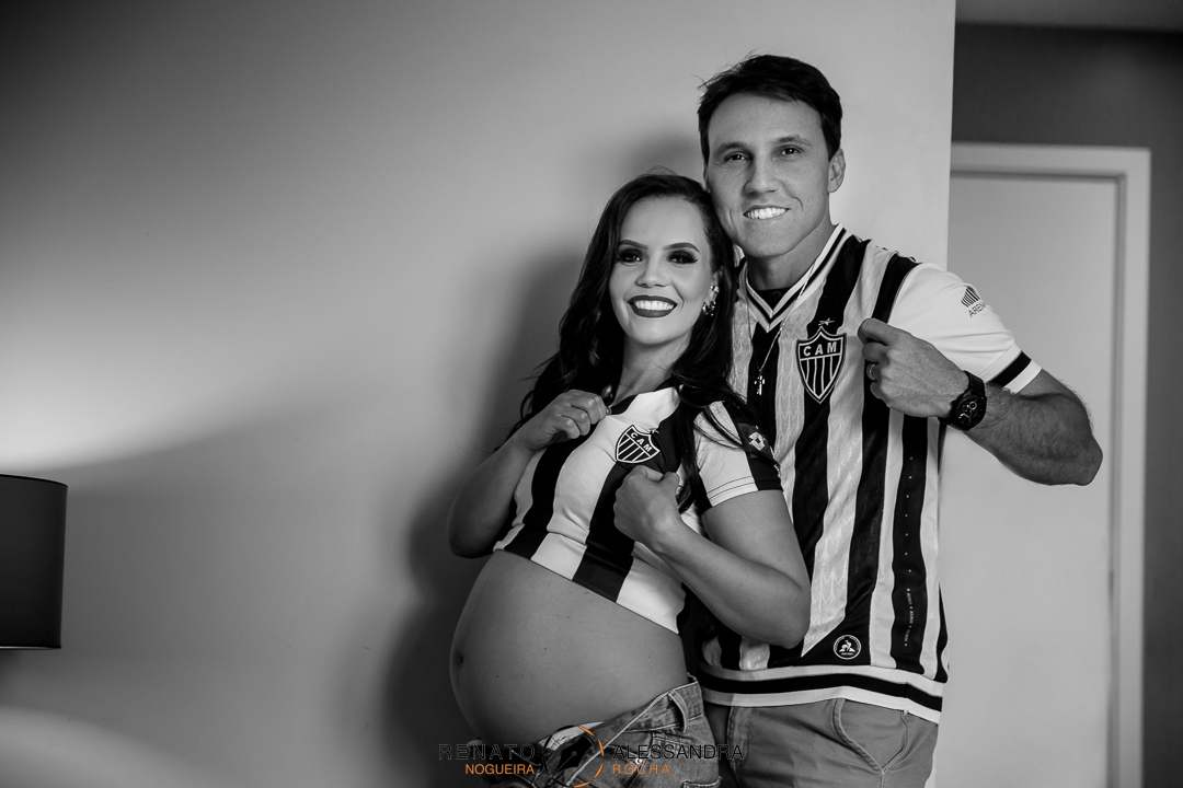 Descobrir que nos tornaria pais foi uma completa surpresa principalmente um atleticano. Fotos gestante divertidas.