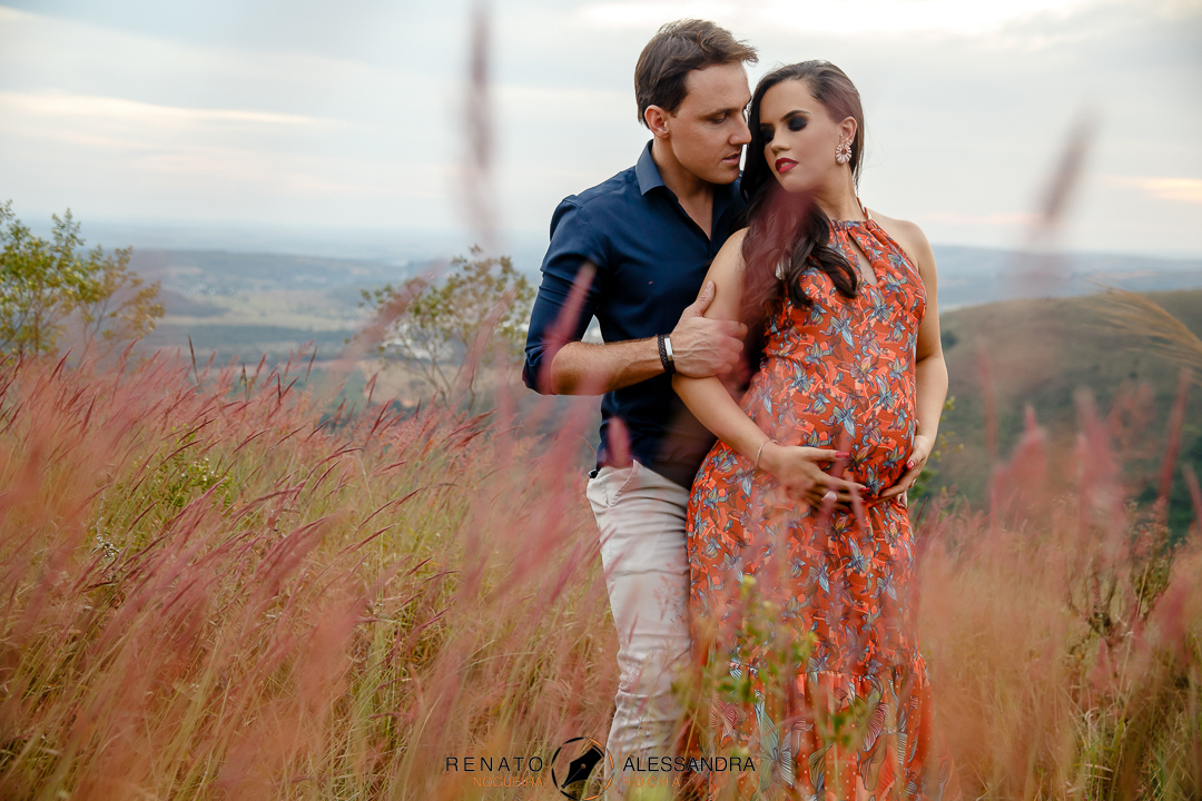 “O maior presente da minha vida está a caminho” - Fotos gestante externas