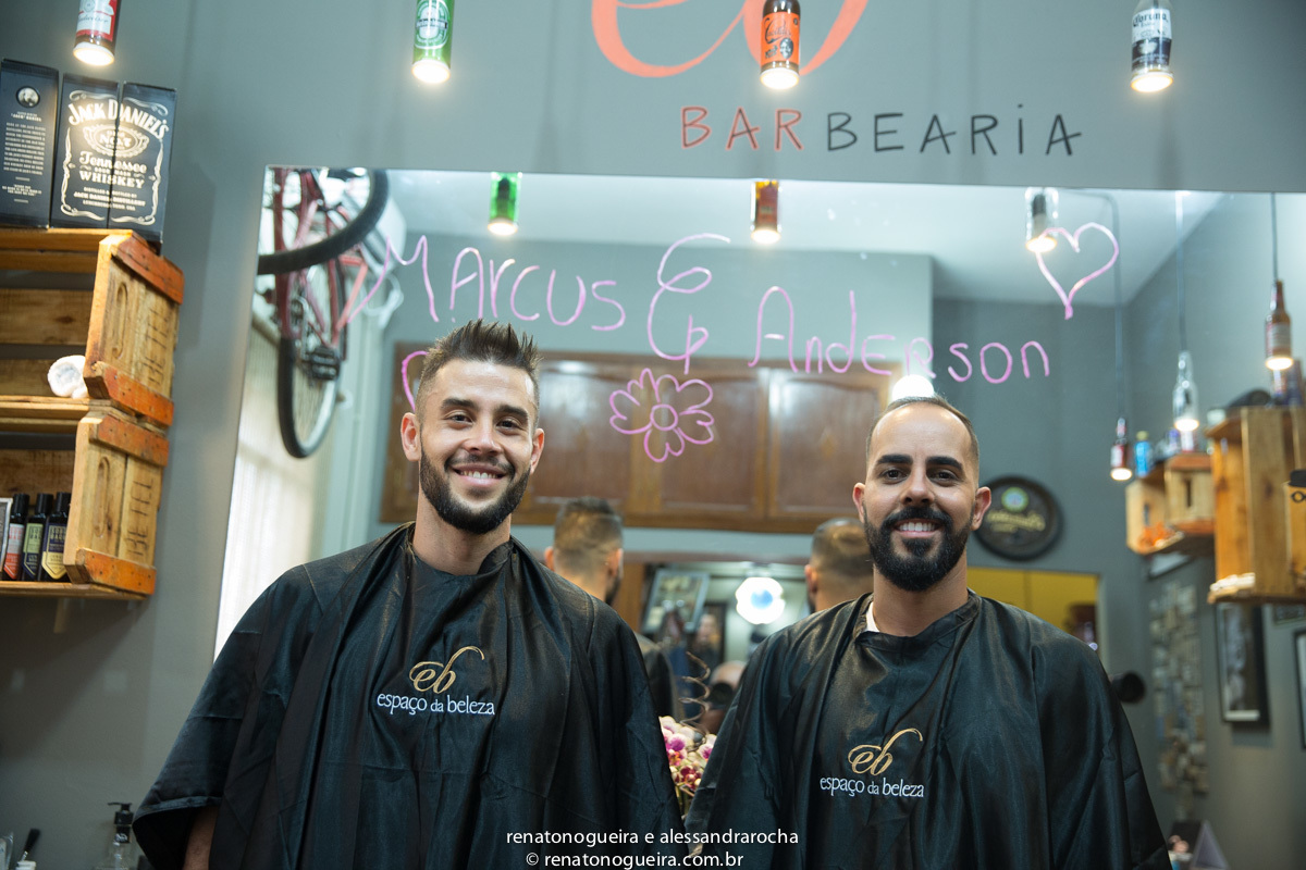 casamento Anderson e Marcus no salao de beleza